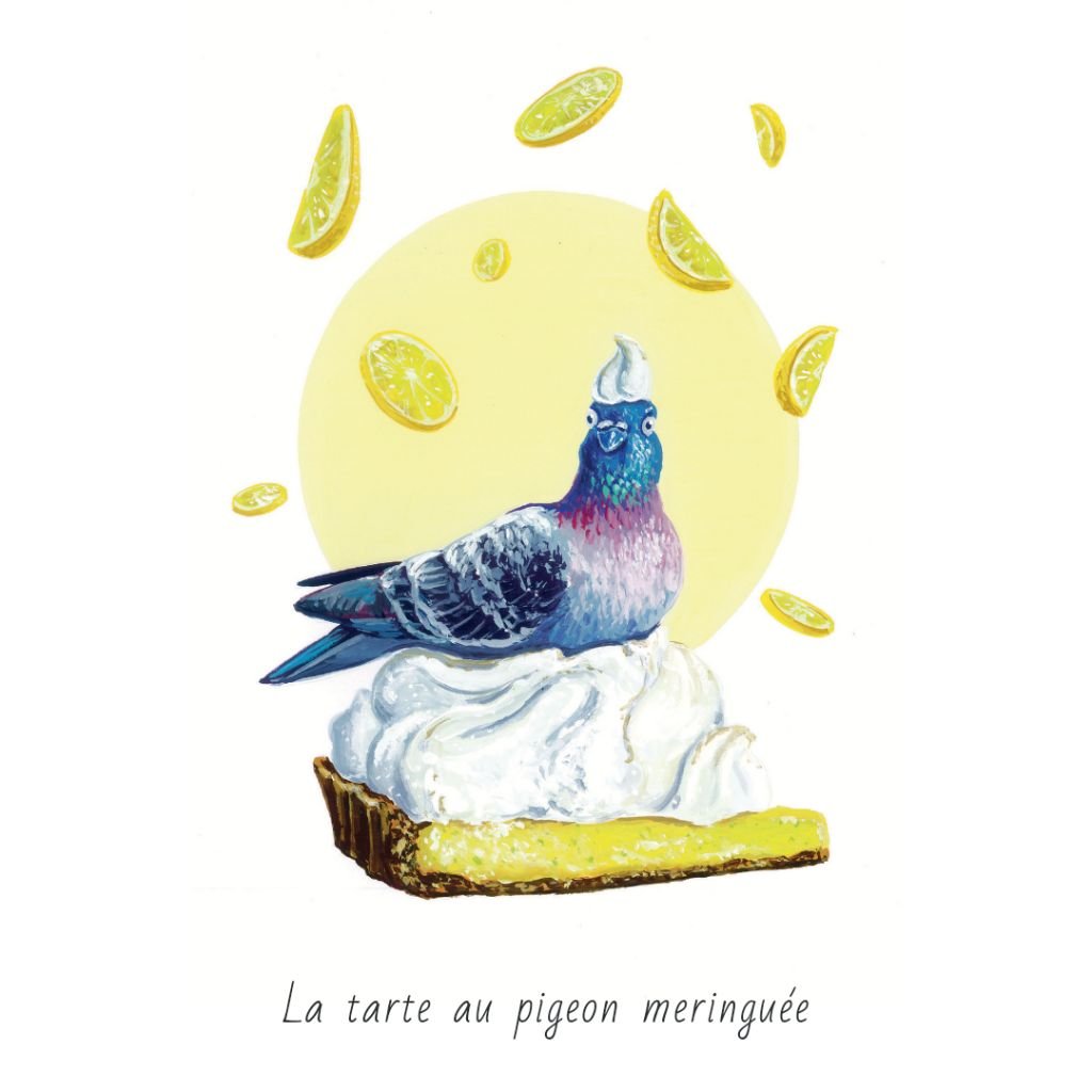 La tarte au pigeon meringuée